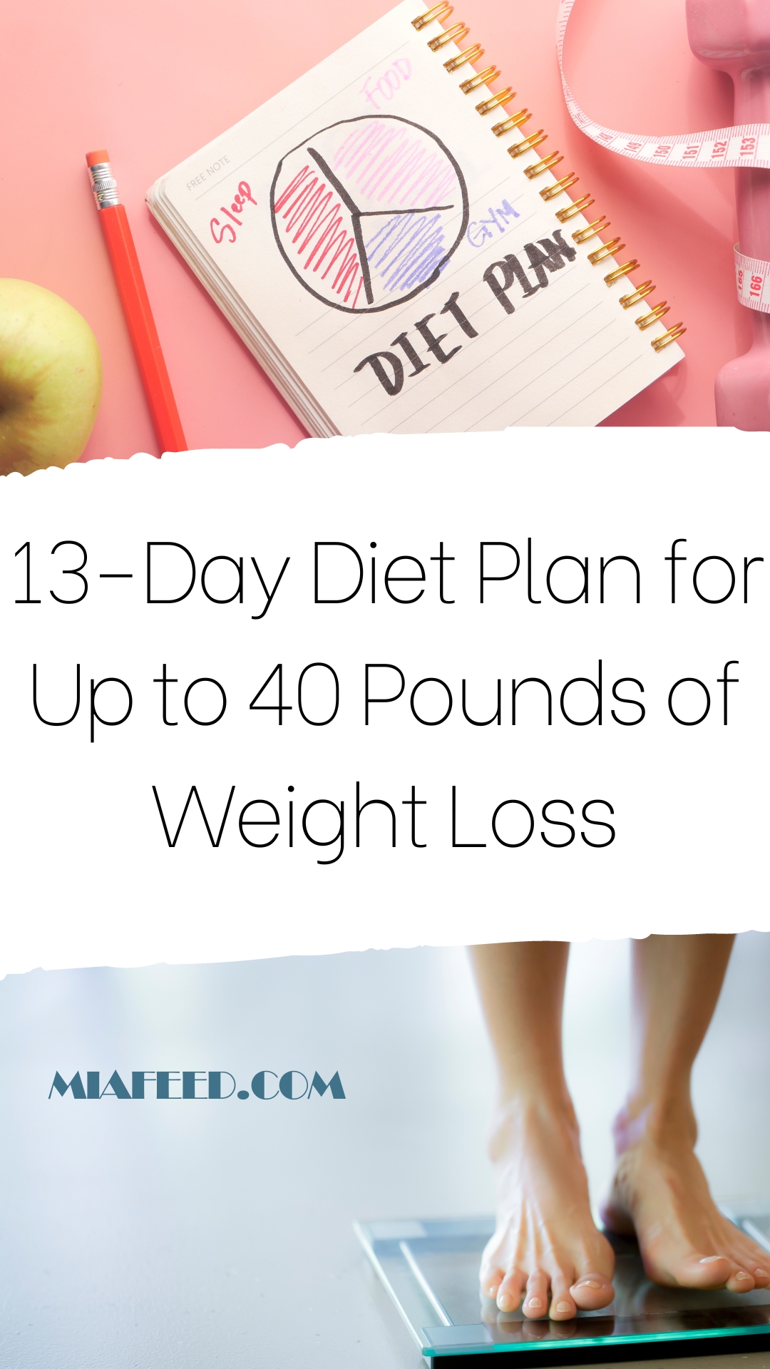 13-Day Diet Plan for Up to 40 Pounds of Weight Loss - MIA FEED