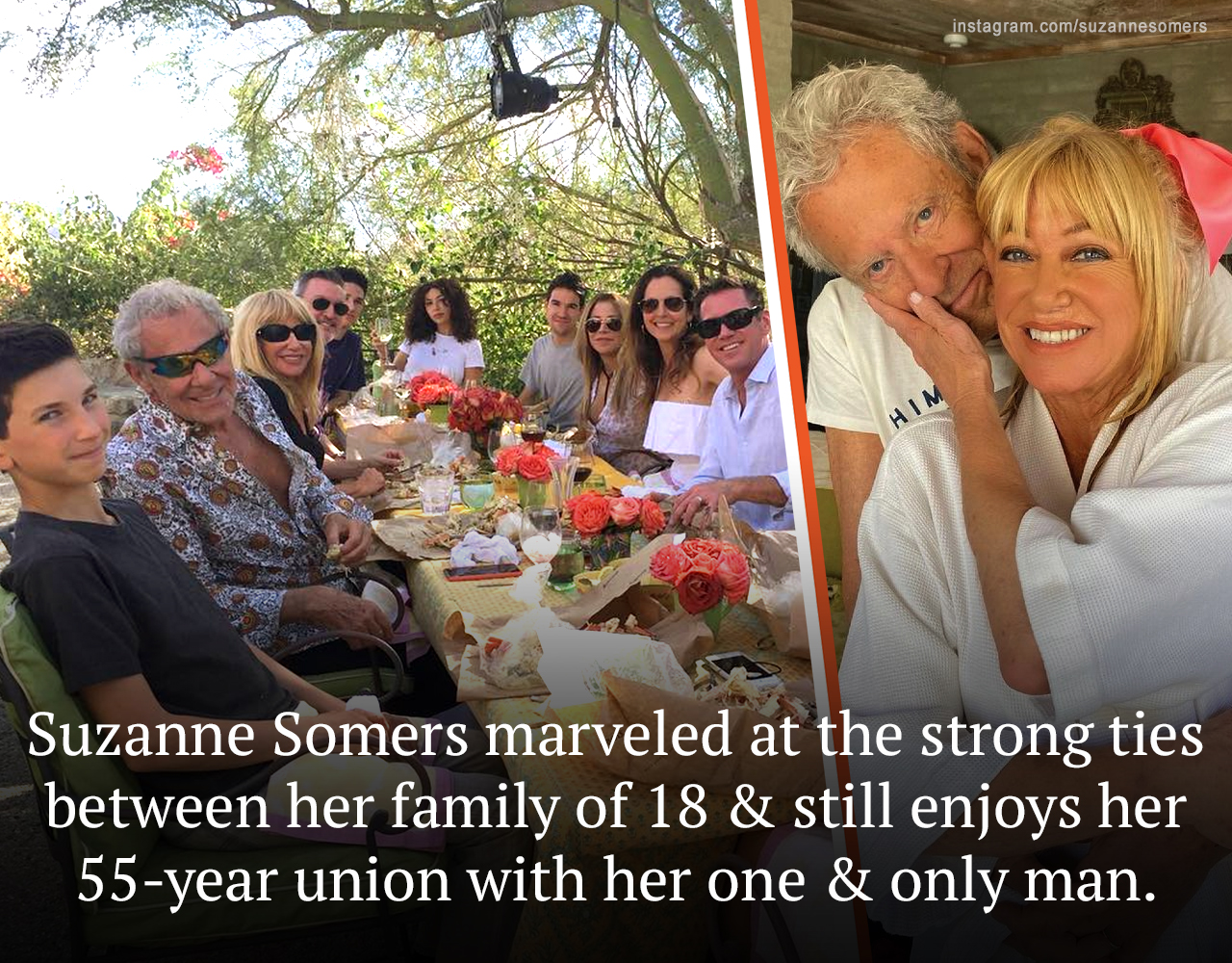 Suzanne Somers Celebrated 55 Years Of Love With Husband Who Wrote Her A Poem The Night Before 